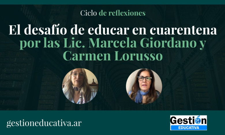 desafio de educar en cuarentena