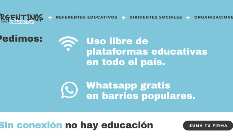 Argentinos por la educación firmas