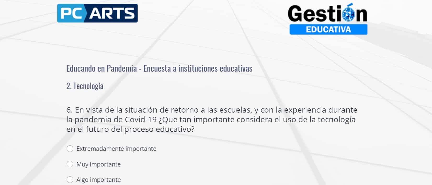 encuesta pc arts