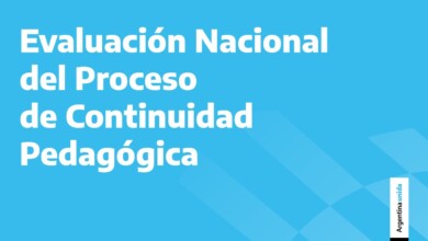 Evaluación nacional del proceso de continuidad pedagógica