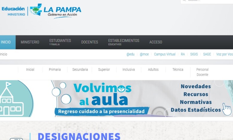Ministerio de Educación La Pampa