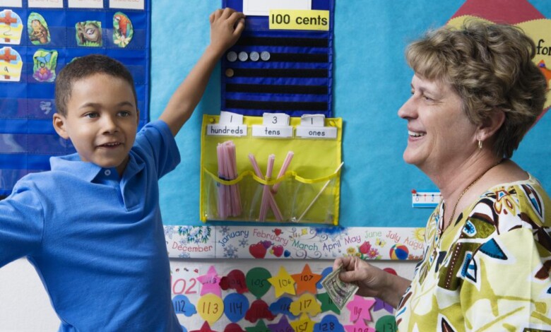 alumno y su maestra