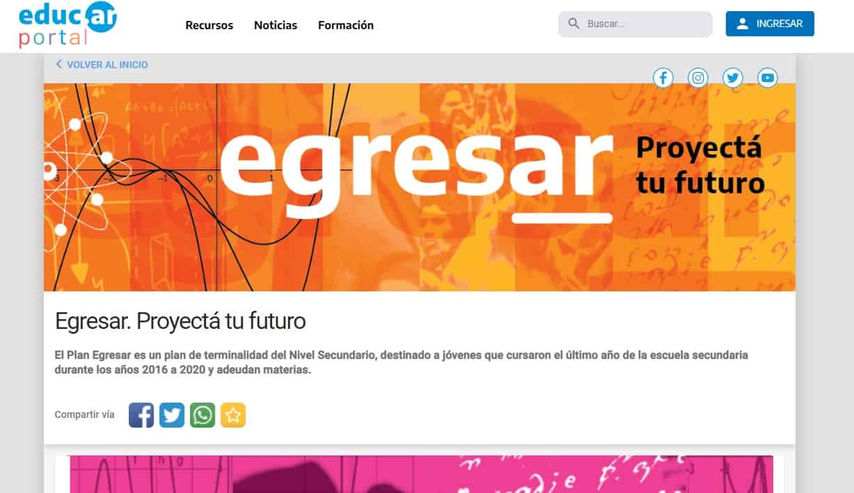 plan egresar