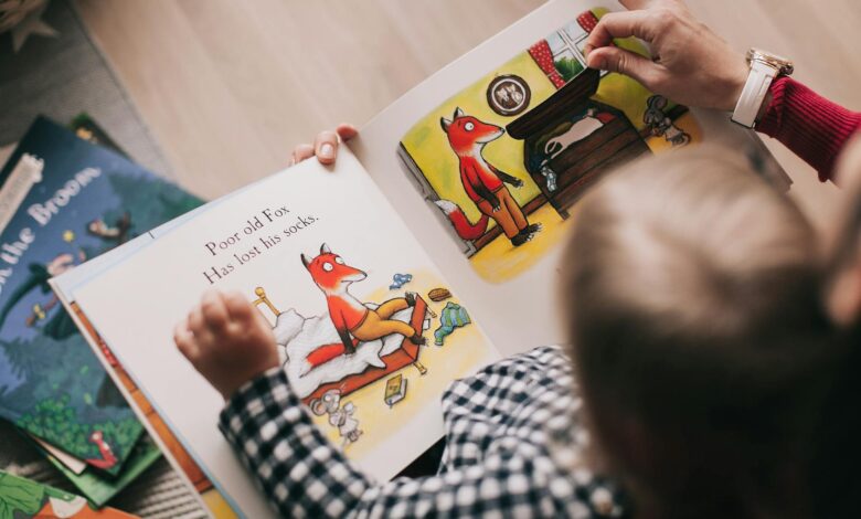 person reading a book