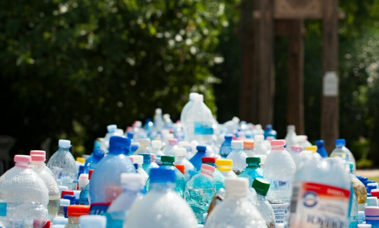 assorted plastic bottles