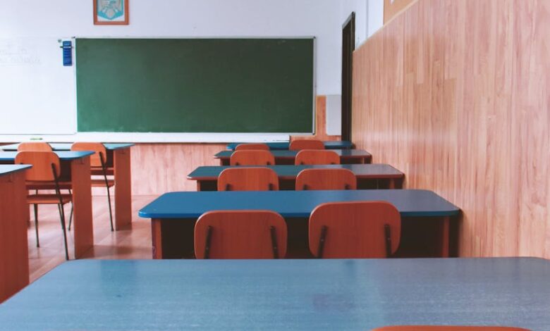 photo of empty class room