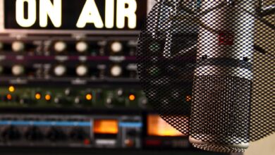 a broadcasting network on air