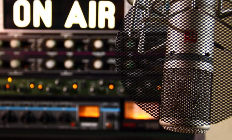 a broadcasting network on air