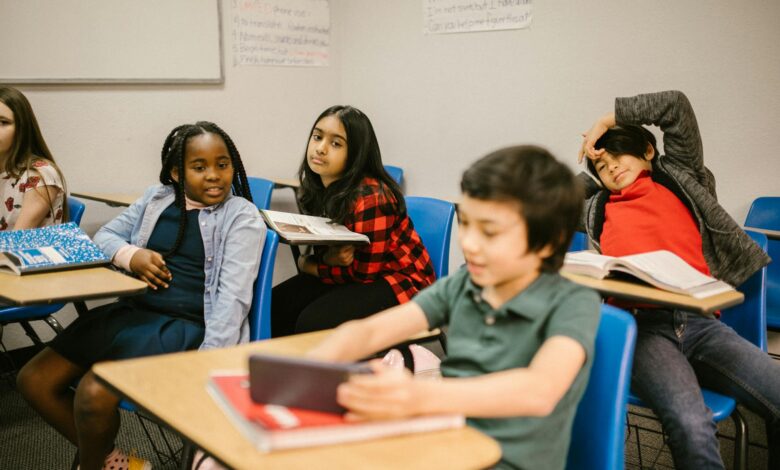 bullying inside a classroom