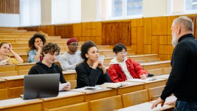 students sitting inside a classroom