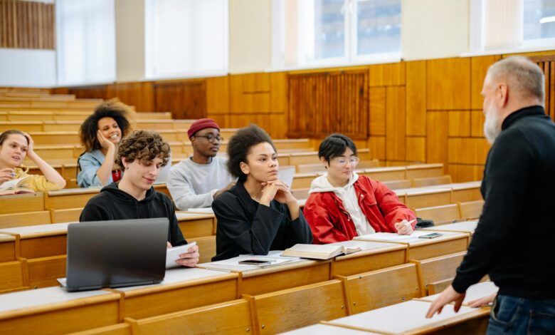 students sitting inside a classroom